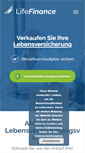Mobile Screenshot of lebensversicherung-verkaufen.lifefinance.de
