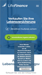Mobile Screenshot of lifefinance.de